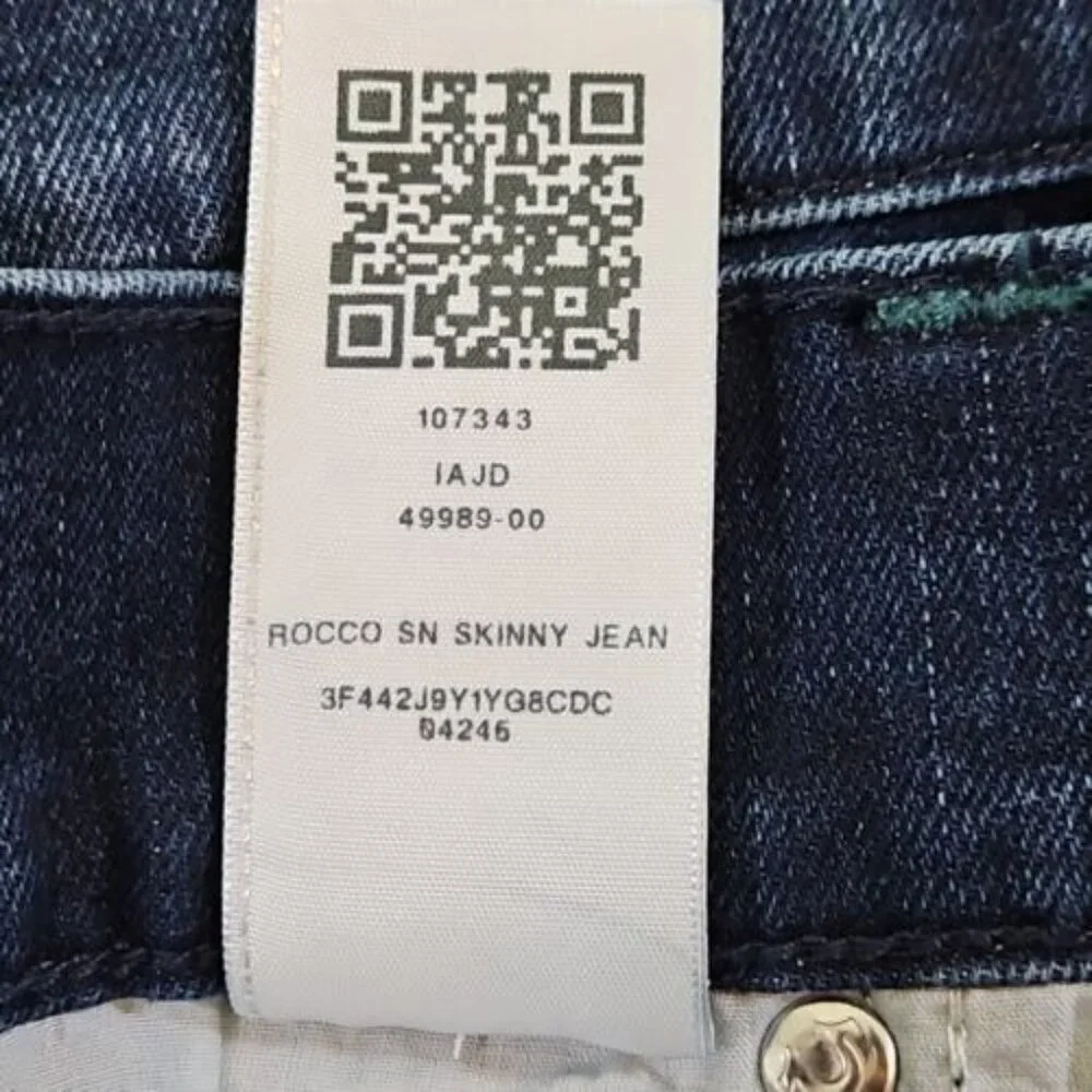 True Religion Jeans Men's 34‎ x 32 Blue Relaxed Denim Green Contrast Stitching